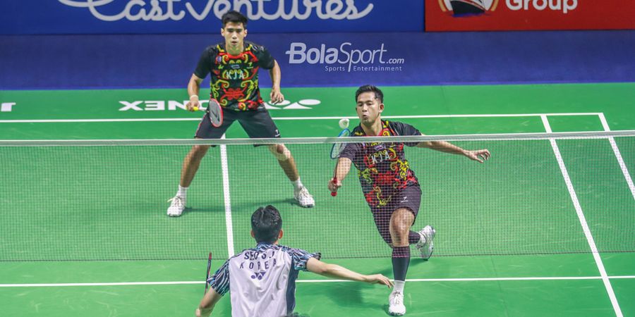 Hasil Indonesia Open 2022 - Sabar/Reza Kembali Telan Pil Pahit Usai Dikalahkan Wakil Korea