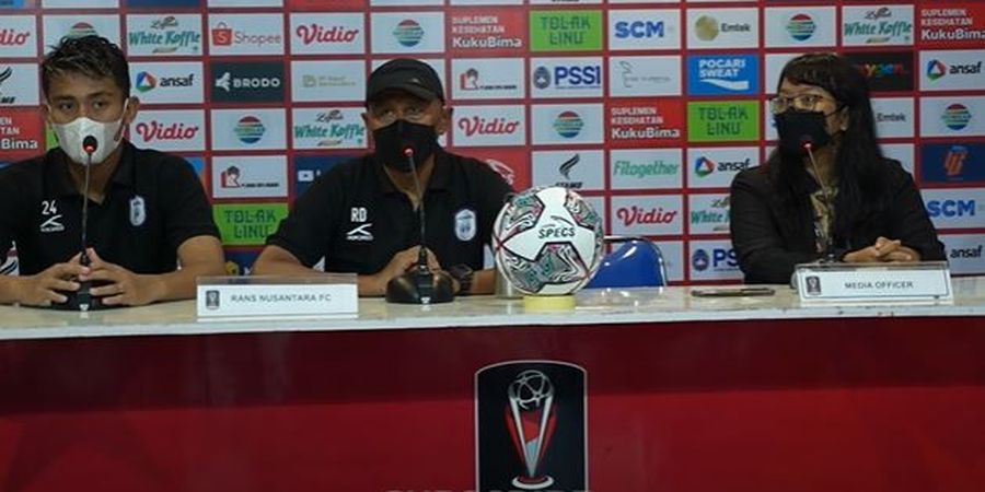 Rahmad Darmawan Jadikan Piala Presiden 2022 Sebagai Ajang Mentatar Pola Pikir Pemain RANS Nusantara FC