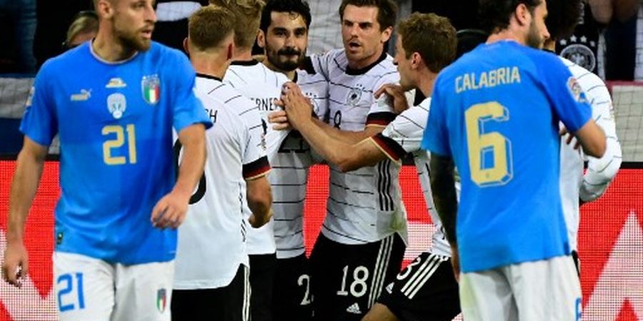 Hasil UEFA Nations League - Dilumat Jerman dengan 5 Gol, Italia Ulangi Rekor Buruk Berusia 65 Tahun