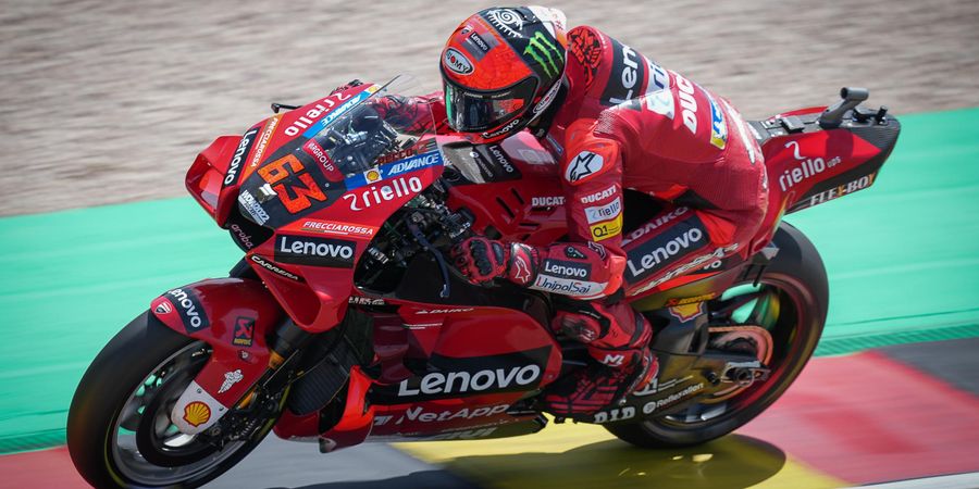 Hasil FP3 MotoGP Jerman 2022 - Francesco Bagnaia Pecahkan Rekor Lap Lagi, Quartararo Apes
