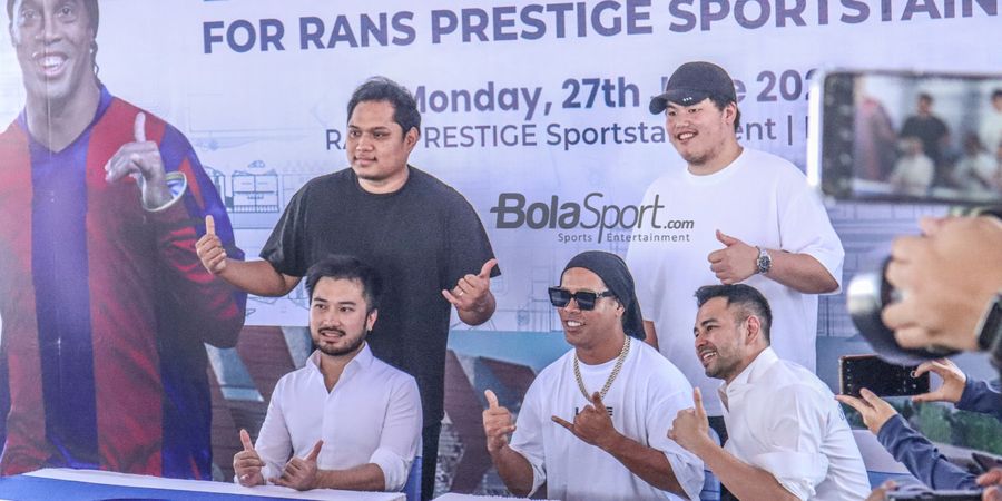 Kesan Datangkan Ronaldinho, Owner RANS Nusantara FC: Orangnya Tidak Neko-neko