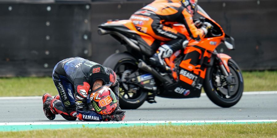 Begini Alasan Kepala Mekanik Izinkan Fabio Quartararo Lanjutkan Balapan Sebelum Crash ke-2 di MotoGP Belanda 2022