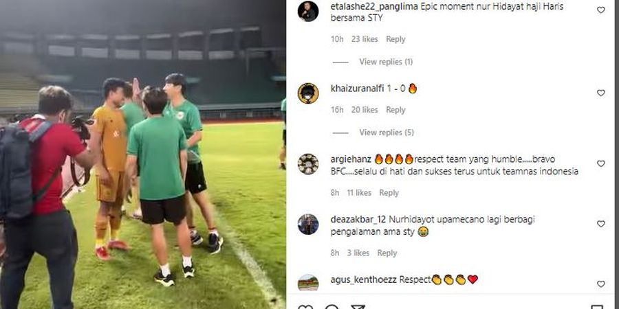 Shin Tae-yong Keplak Nurhidayat Saat Bertemu Lagi Setelah Pernah Dicoret dari Timnas Indonesia