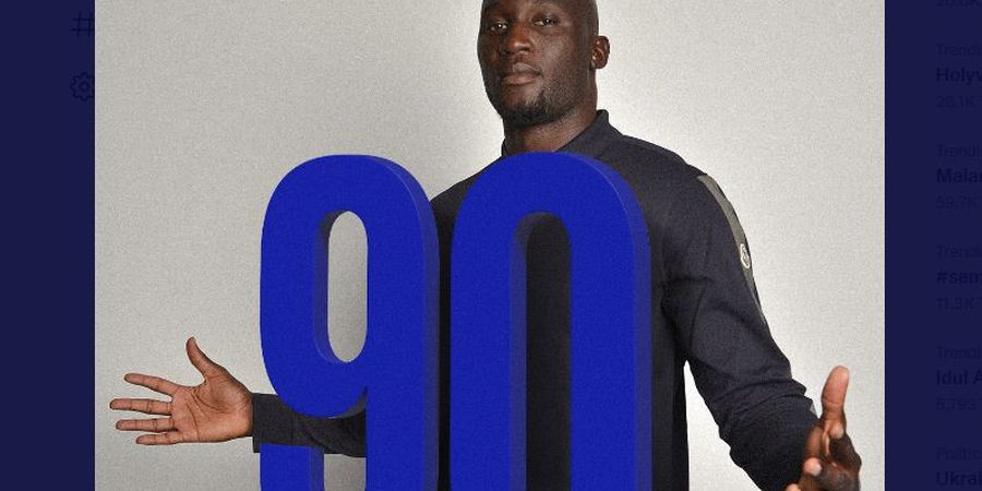 Bukan Nomor 9, Romelu Lukaku Pilih Kenakan Kostum 90 di Inter Milan