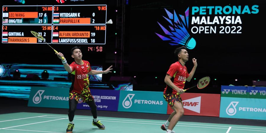 Hasil Final Malaysia Open 2022 - Fajar/Rian Ambyar di Tangan Jagoan Jepang