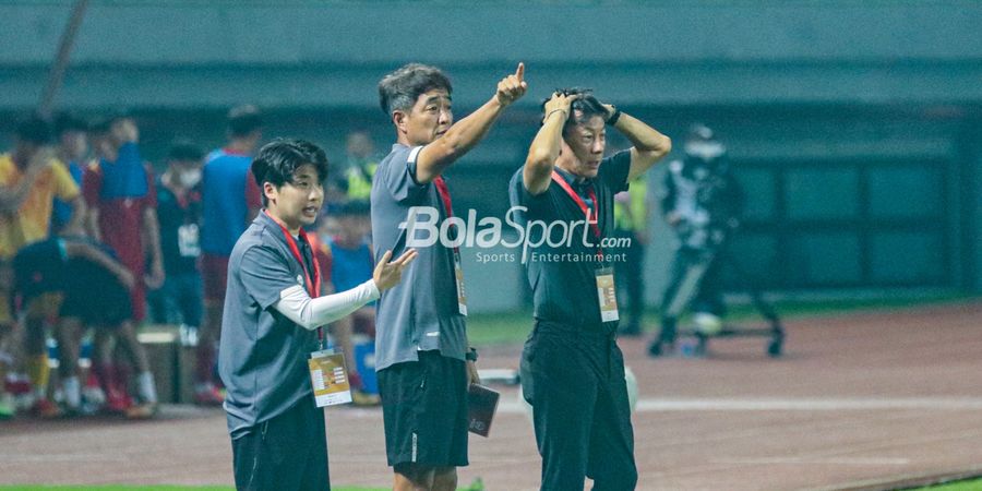 FOTO : Perjuangan Keras Shin Tae-yong dan Timnas U-19 Indonesia saat Lawan Vietnam