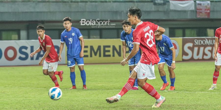 Lewat Titik Putih, Timnas U-19 Indonesia Unggul 1-0 atas Filipina