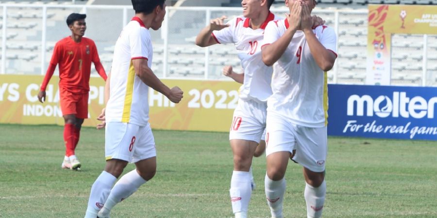 Hasil Piala AFF U-19 2022 -- Libas Myanmar, Vietnam Mantap Pimpin Klasemen Grup A dan Tekan Timnas Indonesia