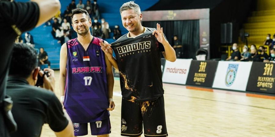 Raffi Ahmad Vs Gading Marten, Meriahkan Laga Amal Basket Derby Andara