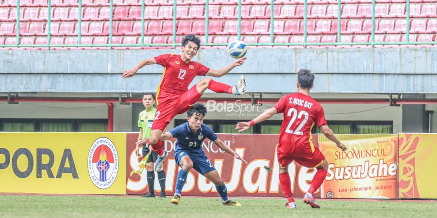 Hasil Piala AFF U-19 2022 - Timnas U-19 Vietnam vs Thailand Imbang 1-1, Laga Dilanjutkan ke Adu Penalti