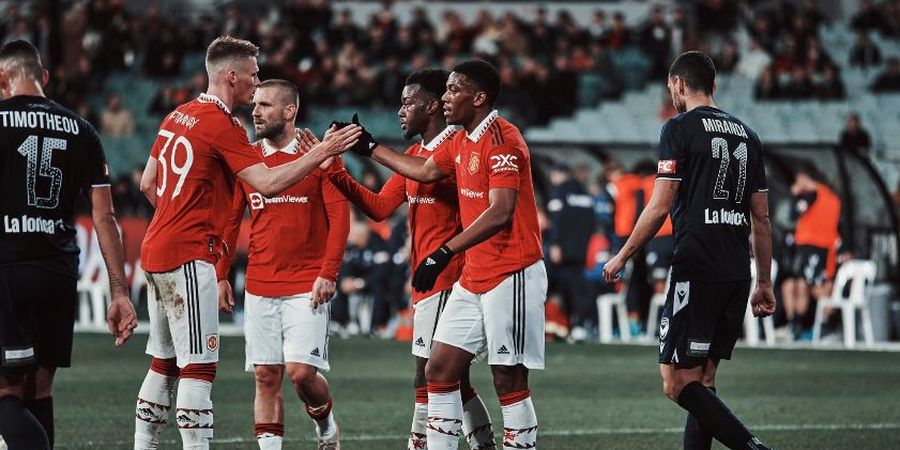 Hasil Pramusim Liga Inggris - Man United Kembali Menang dengan 4 Gol, Melbourne Victory Jadi Korban Kedua setelah Liverpool
