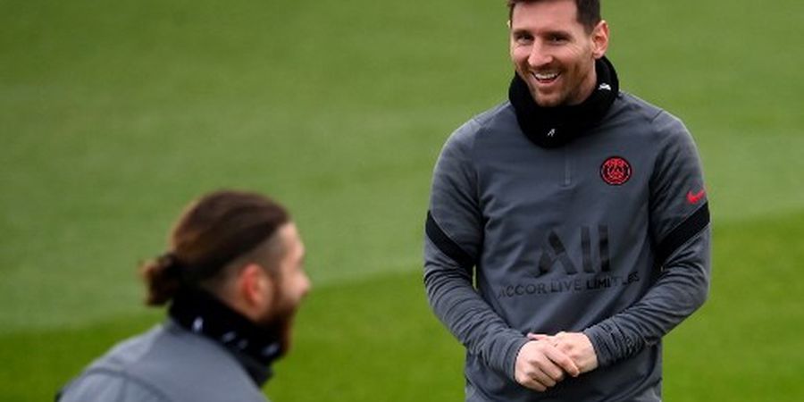 Lionel Messi Bantu Sergio Ramos Cetak Gol, Kemustahilan yang Akhirnya Terjadi