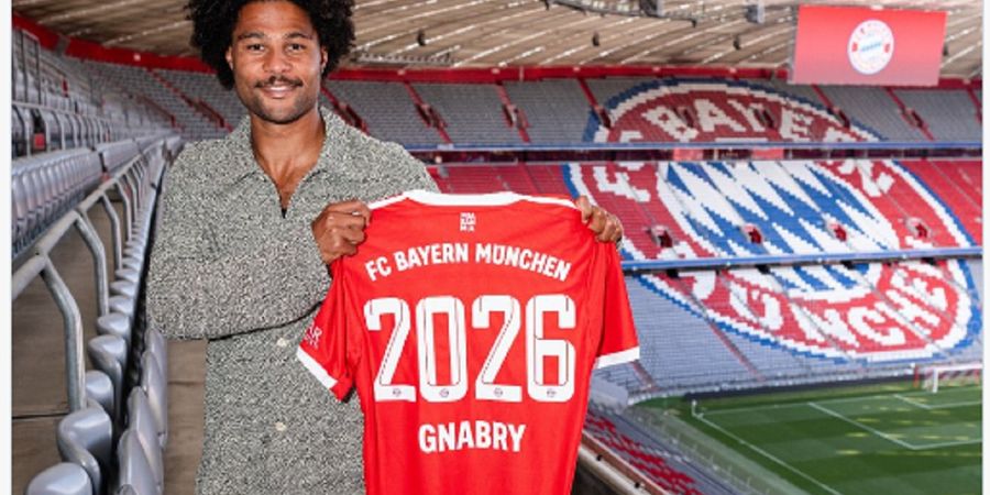 RESMI - Serge Gnabry Perpanjang Kontrak dengan Bayern Muenchen hingga 2026