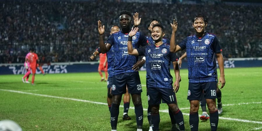 Hasil Liga 1 2022-2023 - Tampil Ngotot, Arema FC Masih Kesulitan Bobol Gawang PSS Sleman pada Babak Pertama
