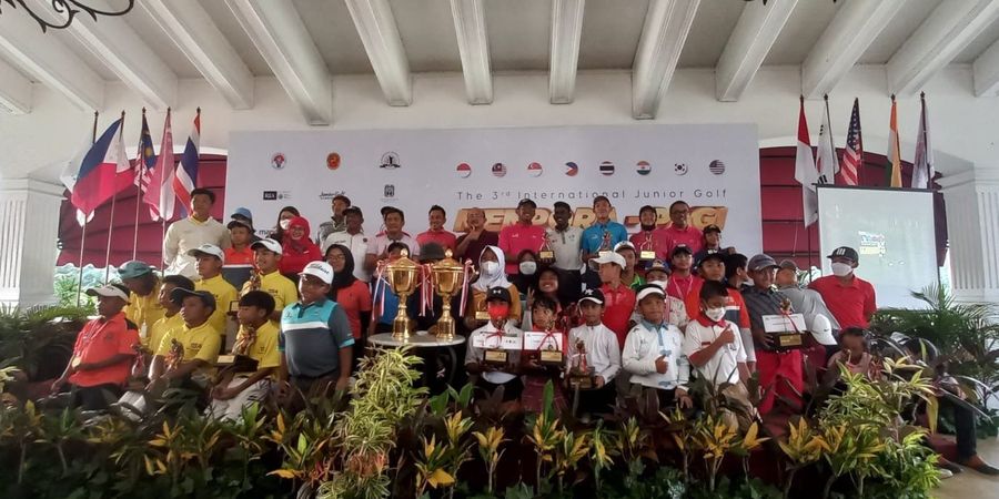 Pegolf Indonesia Bersinar di Menpora-PAGI International Junior Golf Championship 2022