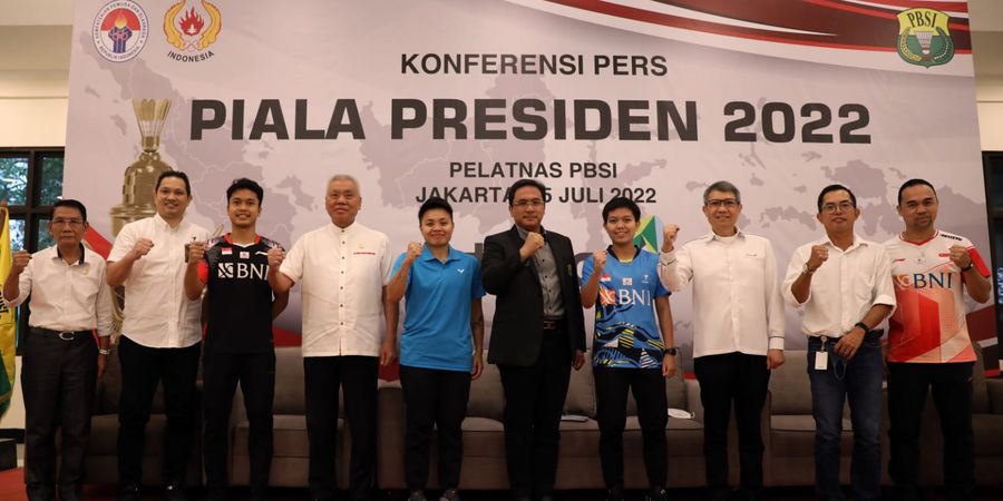 PBSI Bakal Gelar Kejuaraan Bulu Tangkis Piala Presiden 2022