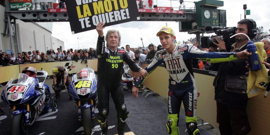 Masih Ingat Legenda MotoGP yang Boncengkan Valentino Rossi? The Doctor: Harusnya Dia Hidup 100 Tahun Lagi