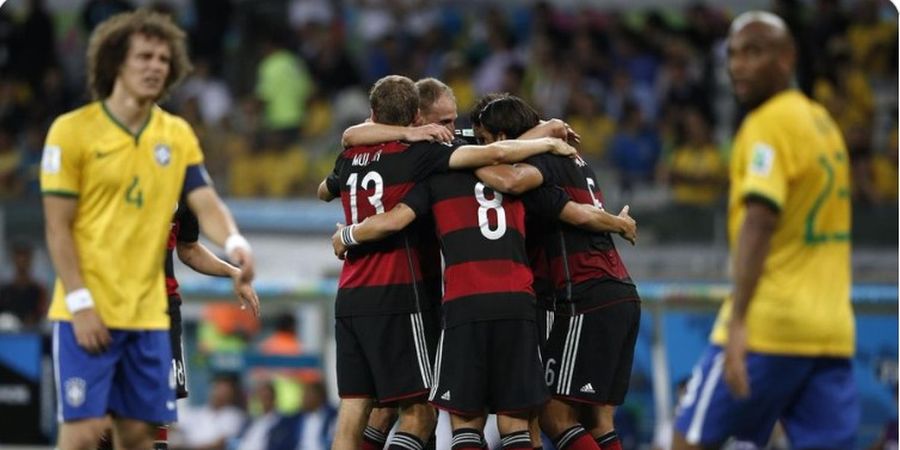 SEJARAH PIALA DUNIA - Brasil 1-7 Jerman: Momen Paling Memalukan Sepak Bola Brasil, Buat Dua Pemain Kena Caci Maki dan  Overthinking
