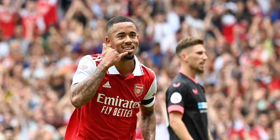 Hasil Pramusim Liga Inggris - Gabriel Jesus Cetak Hat-trick Perdana, Arsenal Bantai Sevilla Setengah Lusin Gol Tanpa Balas