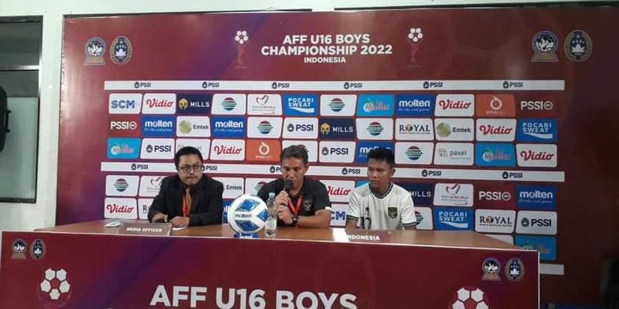 Piala AFF U-16 2022 - Bima Sakti Kembali Sebut Marselino Ferdinan Usai Menang atas SIngapura, Ada Apa?