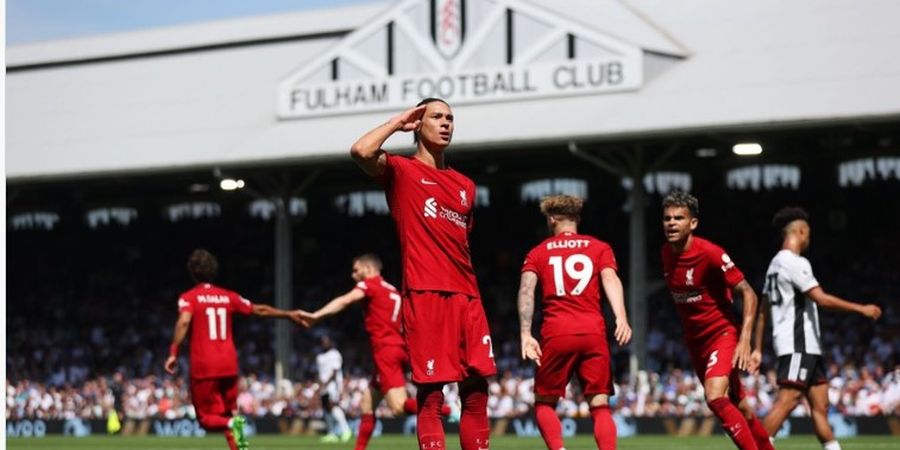 Hasil Liga Inggris - Gol Cantik Darwin Nunez Bawa Sejarah, Mohamed Salah Selamatkan Muka Liverpool