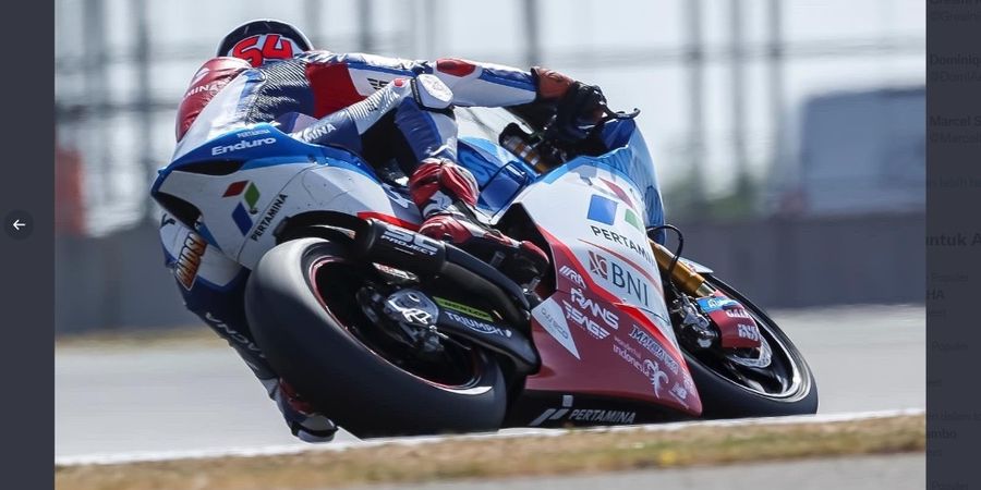 Hasil Kualifikasi Moto2 Austria 2022 -  Pembalap Tim Pertamina Mandalika SAG Papan Tengah, Ai Ogura Pimpin Rombongan