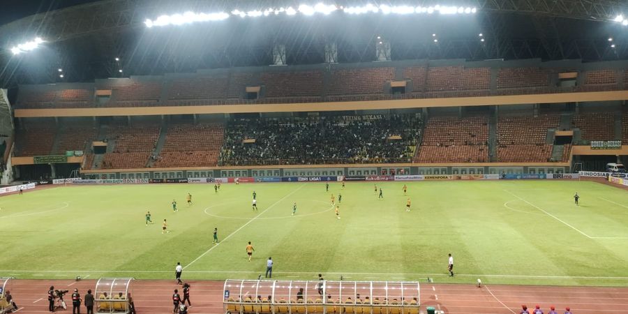 Hasil Liga 1 2022/2023 - Gol Tunggal Wahyu Subo Bawa Bhayangkara FC Tumbangkan Persebaya Surabaya