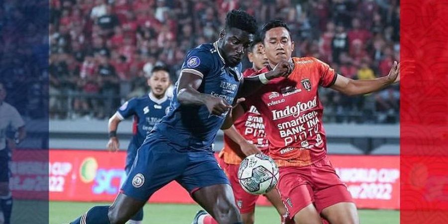 Hasil Liga 1 2022-2023 - Ricky Fajrin Cetak Gol Bunuh Diri, Bali United Dibekuk Arema FC