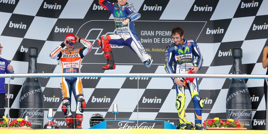 Dituduh Main Sabun Jegal Valentino Rossi pada MotoGP 2015, Ini Kata Marc Marquez