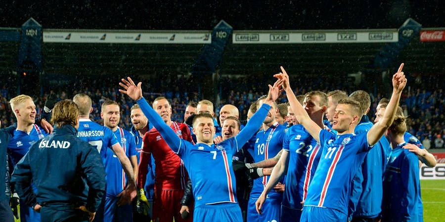 SEJARAH PIALA DUNIA - Kejutan Islandia, Negara Terkecil yang Pernah Tampil di Piala Dunia