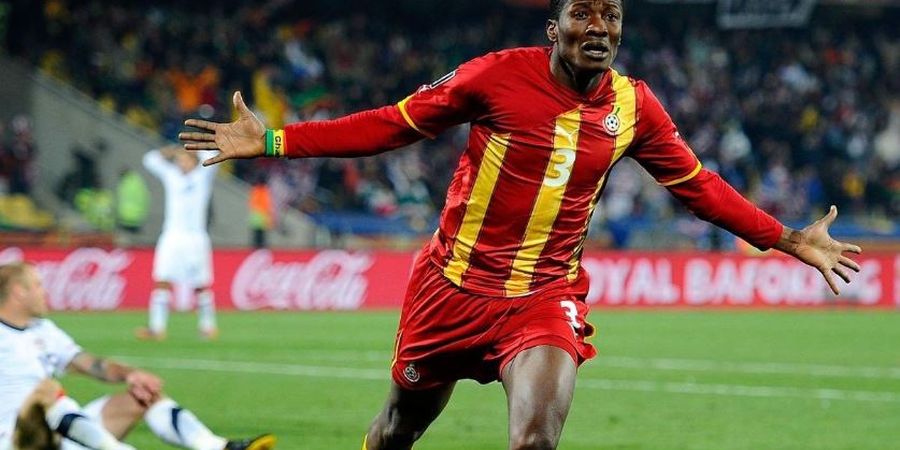 PIALA DUNIA - Terinspirasi Eks Pemain Pelita Jaya, Asamoah Gyan Pengin Turun Gunung Bela Timnas Ghana