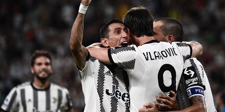 Hasil Liga Italia - Debut Manis Angel Di Maria dan Brace Dusan Vlahovic Bawa Juventus Hajar Sassuolo