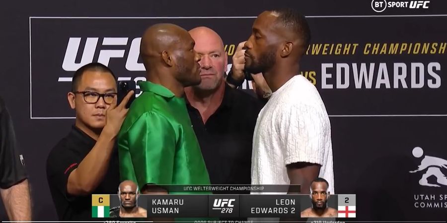 Jadwal UFC 278 - Kamaru Usman vs Leon Edwards 2 Bikin Sejarah, 2 Eks Raja Jadi Dayangnya