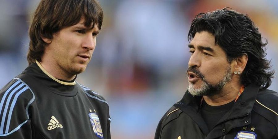 SEJARAH PIALA DUNIA - Mengenang Kiprah Diego Maradona sebagai Pelatih Lionel Messi Cs di Tanah Afrika
