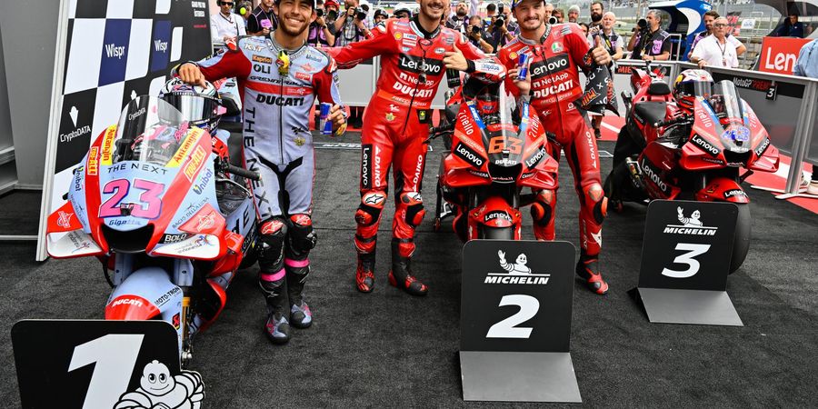 MotoGP Austria 2022 - Raih Pole Position, Bastianini Waspadai Gerombolan Ducati dan Quartararo
