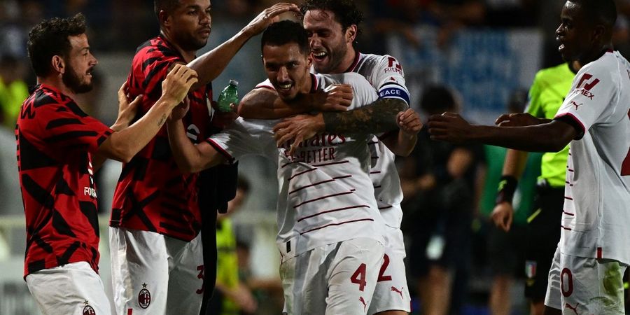 Hasil Liga Italia - Gol Cantik Ismael Bennacer Selamatkan AC Milan dari Kekalahan Lawan Atalanta