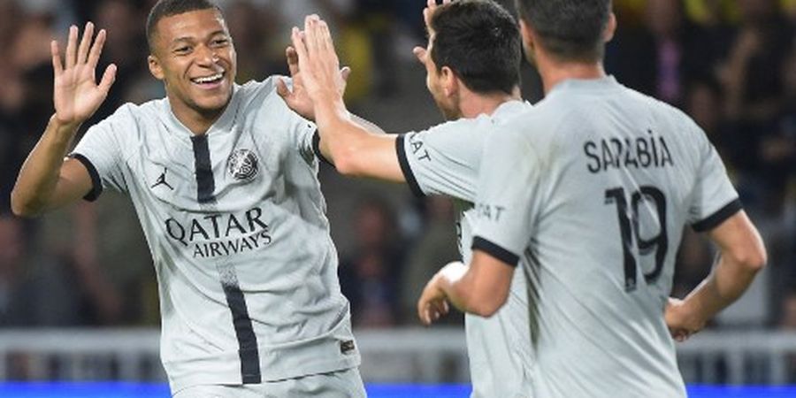 Hasil Nantes Vs PSG - Lionel Messi Manjakan Kylian Mbappe dengan 2 Assist, Neymar Kena Tiang