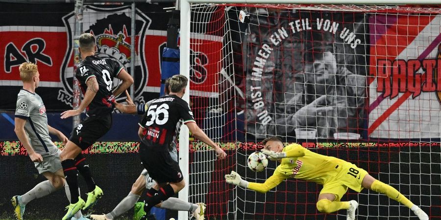 Hasil Liga Champions - Kena Bobol Lewat Nutmeg, AC Milan Tak Jadi Kalah Berkat Gol Perdana Pemain Belgia