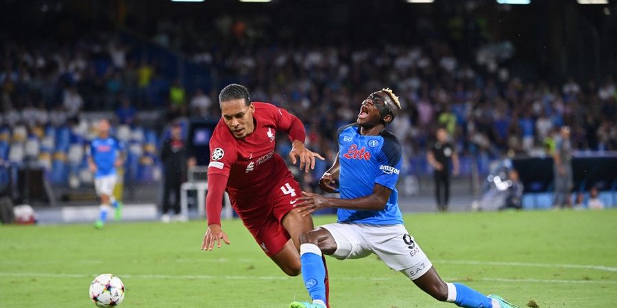 Napoli Vs Liverpool - Virgil van Dijk Biang Kerok Lagi, The Reds Catat Rekor Terburuk di Liga Champions