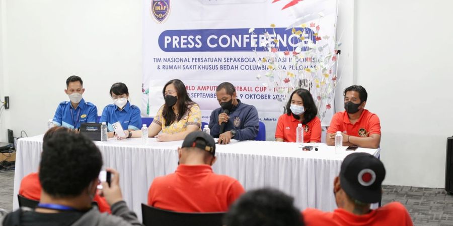 Timnas Sepak Bola Amputasi Indonesia Gandeng Fasilitas Kesehatan Jelang Tampil di Piala Dunia 2022