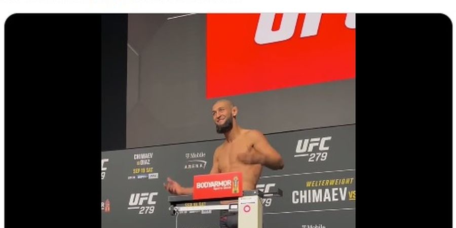 UFC 279 - Khamzat Chimaev Makin Menyebalkan, Berat Badan pun Tak Bisa Dia Kalahkan