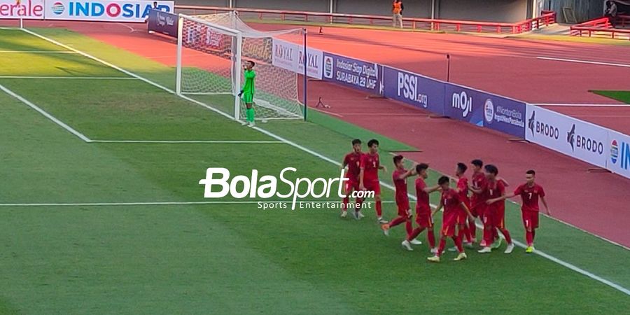 Hasil Kualifikasi Piala Asia U-20 2023 - Pesta Gol di Stadion GBT, Timnas U-20 Vietnam Tumbangkan Hongkong