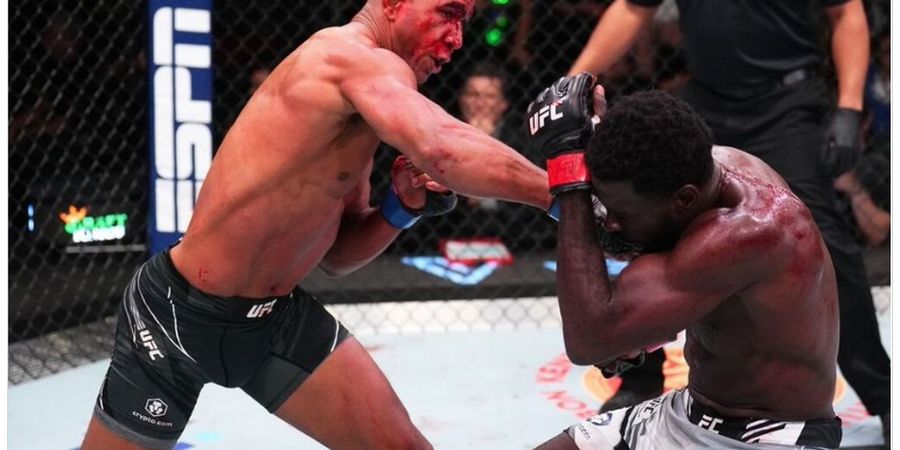 Hasil UFC Vegas 60 -  Robocop Tidak Ada Matinya, Menang TKO walau Muka Sudah Robek