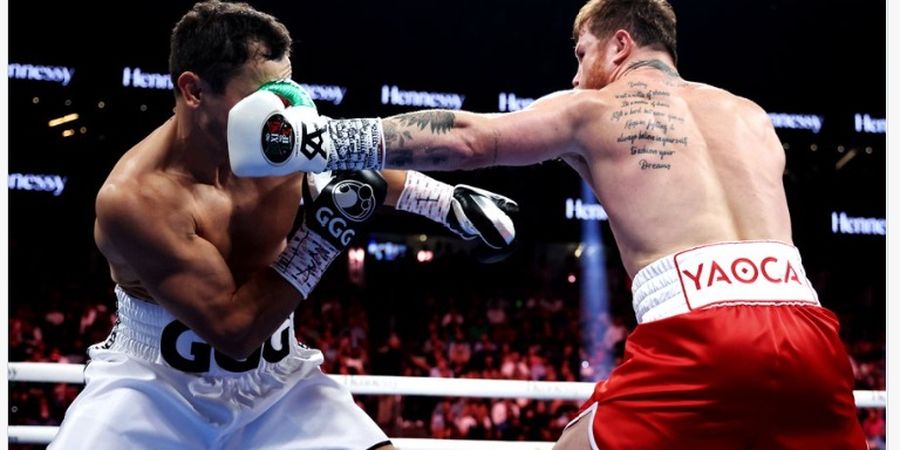 Hasil Tinju Dunia - Gennady Golovkin Terlambat Bangun, Canelo Alvarez Menangi Trilogi