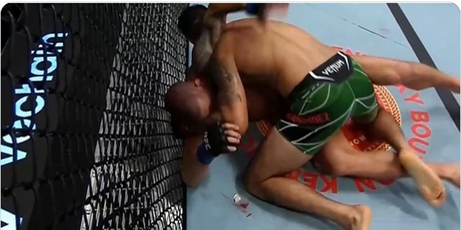 VIDEO - Jagoan UFC Dibanting sampai Bikin Lantai Oktagon Rusak