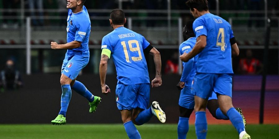 Hasil UEFA Nations League - Pemain Nomor 10 Italia Cetak Gol Pertama, Inggris Langsung Turun Kasta