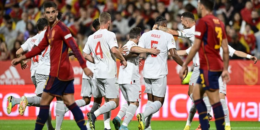 Hasil UEFA Nations League - Bek Anyar Manchester City Sumbang 1 Gol dan 1 Assist, Spanyol Keok di Tangan Swiss