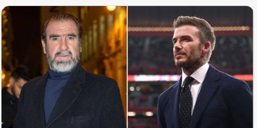 PIALA DUNIA - David Beckham Jadi Duta Piala Dunia 2022, Eric Cantona: Itu Kesalahan Besar