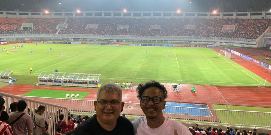 Satu Tribune, Pentolan Suporter Persija dan Persib Nonton Bareng Laga Timnas Indonesia Vs Curacao