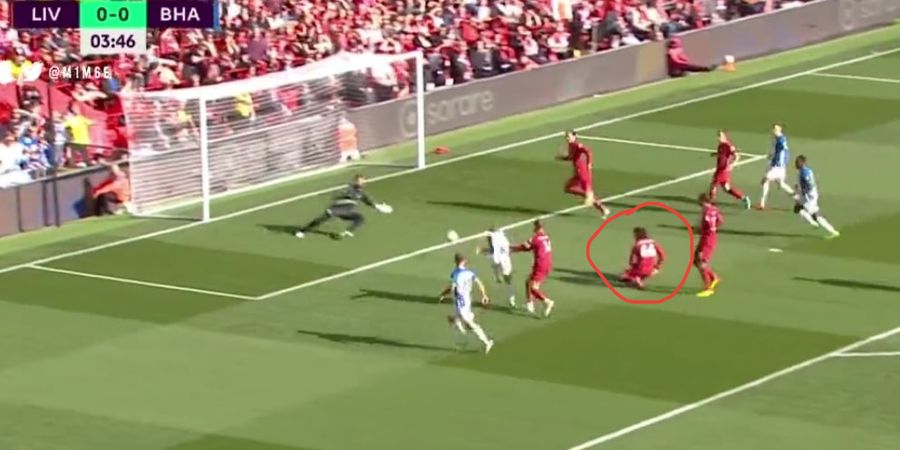 Liverpool Vs Brighton - Trent Biang Kerok, Ditekel Angin dan Bersimpuh saat Trossard Cetak Gol